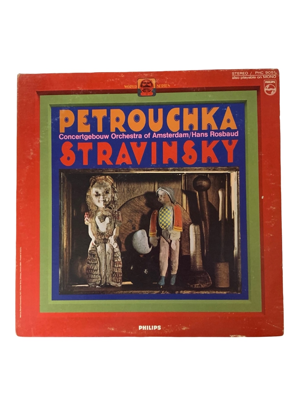 Stravinsky Petrouchka Concertgebouw Orchestra Hans Rosbaud Vinyl LP Album